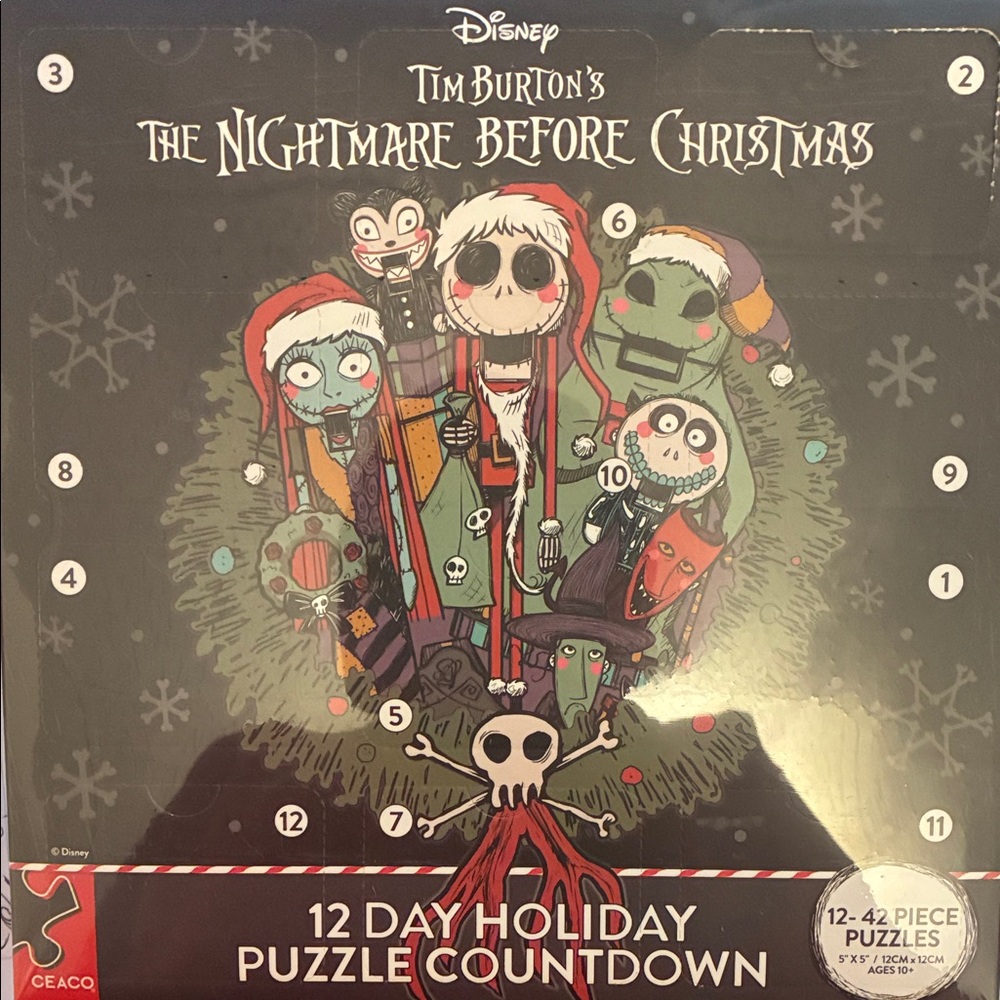 Disney The Nightmare Before Christmas Holiday Puzzle Set